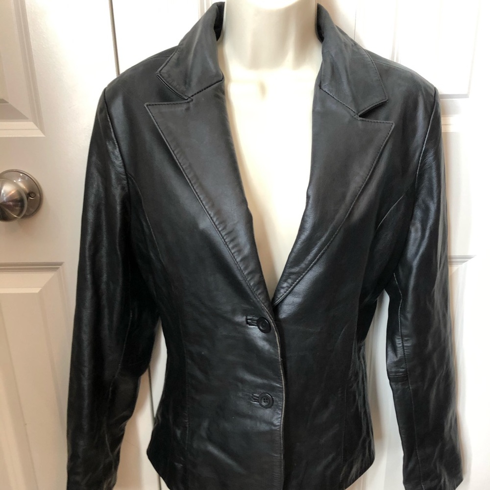 Nordstrom Rubbish leather jacket size large - Picture 1 of 11